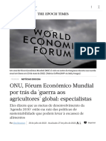 PT - UN, World Economic Forum Behind Global ‘War on Farmers’