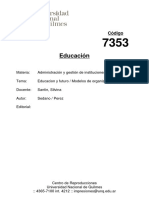 Muñoz Sedao Roman Perez - EducacionYFuturo - ModelosDeOrganizacionEscolar Unidad 1