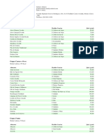 Lista Lista de Substituição PDF