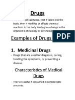 Types of Drugs and Their Effects