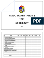 Rekod Tasmik Tahun 1