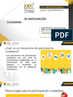 Mecanismos de Participacion Ciudadana