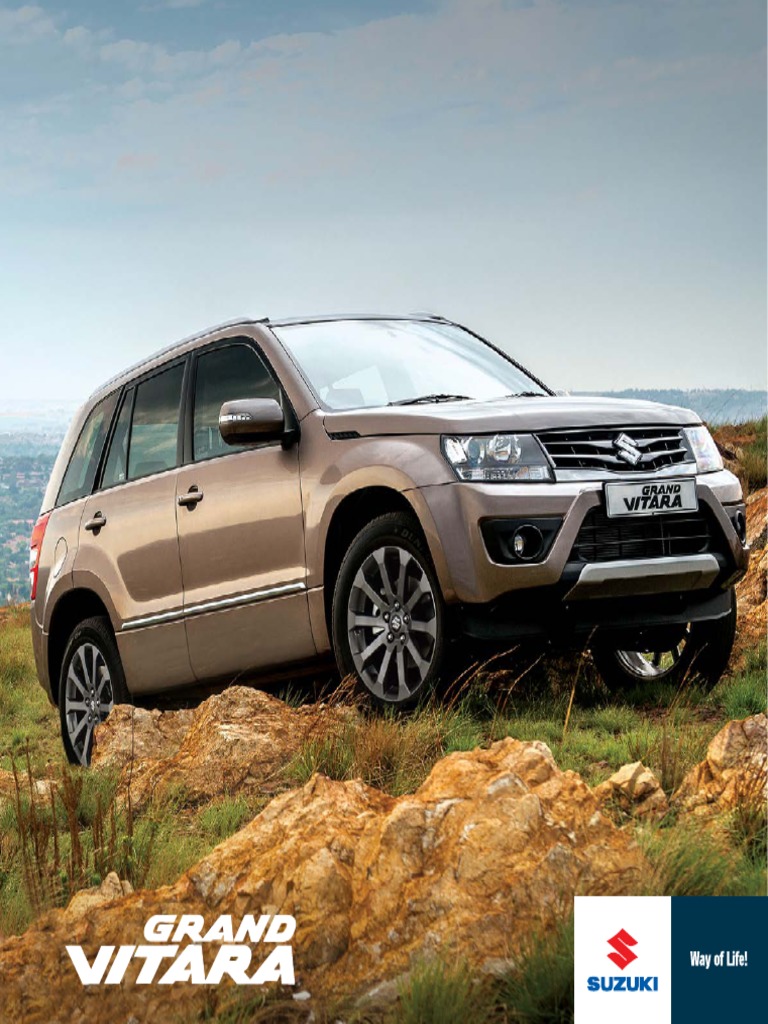 Suzuki Grand Vitara Brochure PDF Airbag Four Wheel Drive