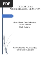 Teoria de La Administracion Cientifica