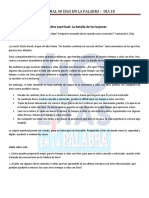 Devocional 40 Dias en La Palabra - Dia 18: Disciplina Espiritual: La Batalla de Los Bajones