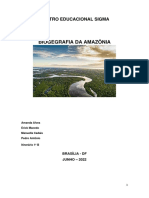 Trabalho Biogeografia Da Amazônia
