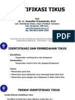 Materi 2 Dr. Ir. Swastiko Priyambodo, MS - TEKNIK IDENTIFIKASI TIKUS