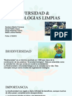 BIODIVERSIDAD & TECNOLÓGIAS LIMPIAS