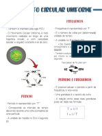 Movimento Circular Uniforme (MCU)