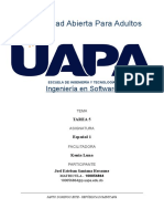 TAREA 5 - Joel Santana H. - Matricula - 100056864 - Español 1