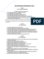 Standard Operating Prosedure (Sop) : Pasal 1 S.O.P Presensi Kehadiran