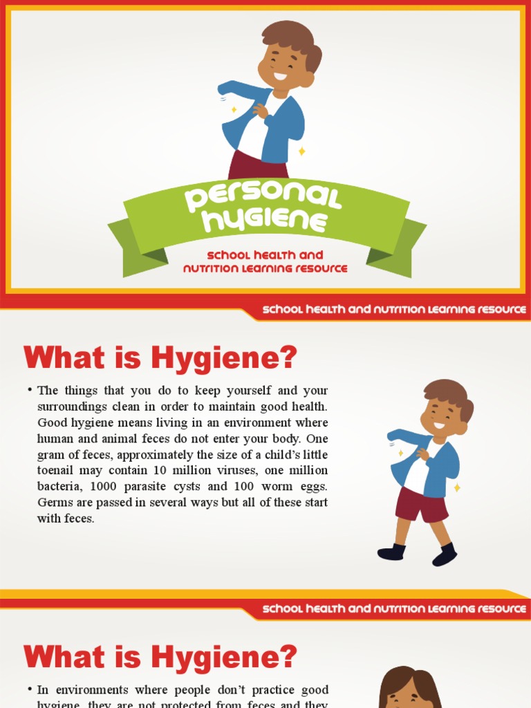 Importance of Personal Hygiene Practices | PDF