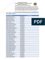 Listado de Inscritos Proceso de Admisión 2022 2 para Validar Ante El Icfes