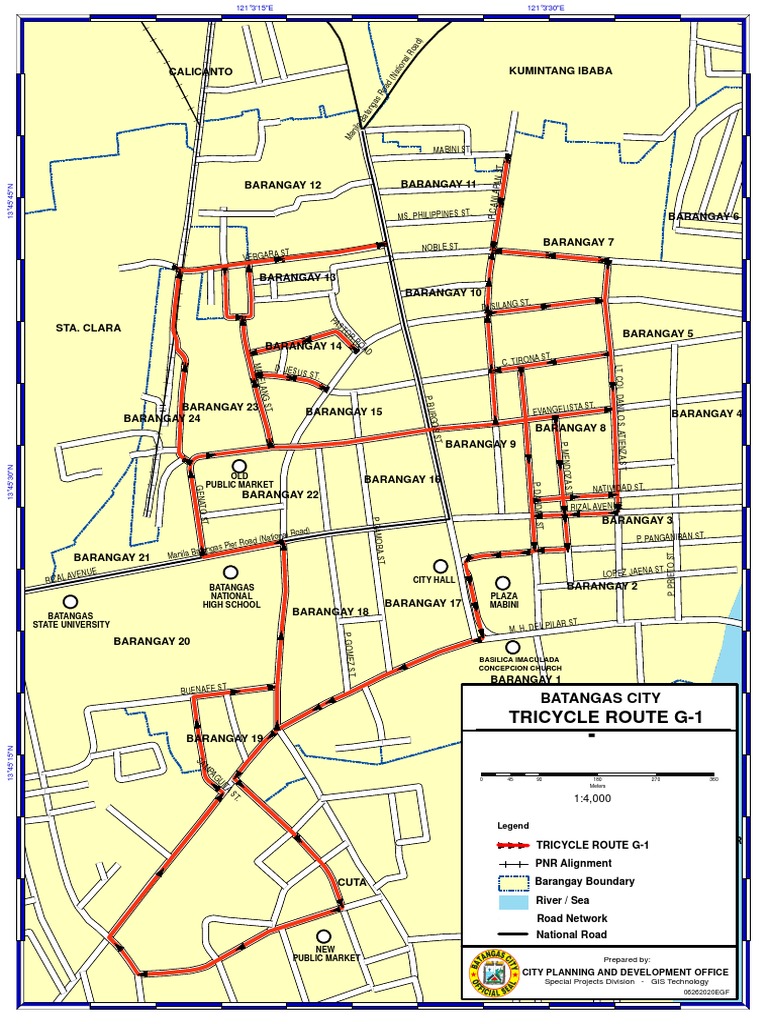Tricycle Route G1 PDF