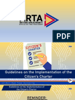 ARTA Guidelines On CitCha