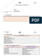 Programación Anual de Comunicación