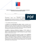 Anexo 5 Formato de Carta de Compromiso Relativo Al Recurso Humano, Recursos Materiales y Declaraciones