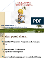 Bimtek Laporan Pembangunan Desa