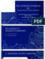Pelatihan Arduino #3 - Kontrol Input Dan Output