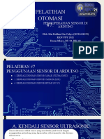 Pelatihan Arduino #7_penggunaan Sensor Di Arduino