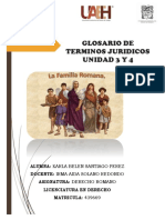 Glosario - Derecho Romano