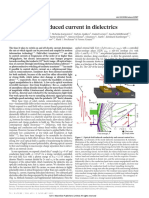 Letter: Optical-Field-Induced Current in Dielectrics