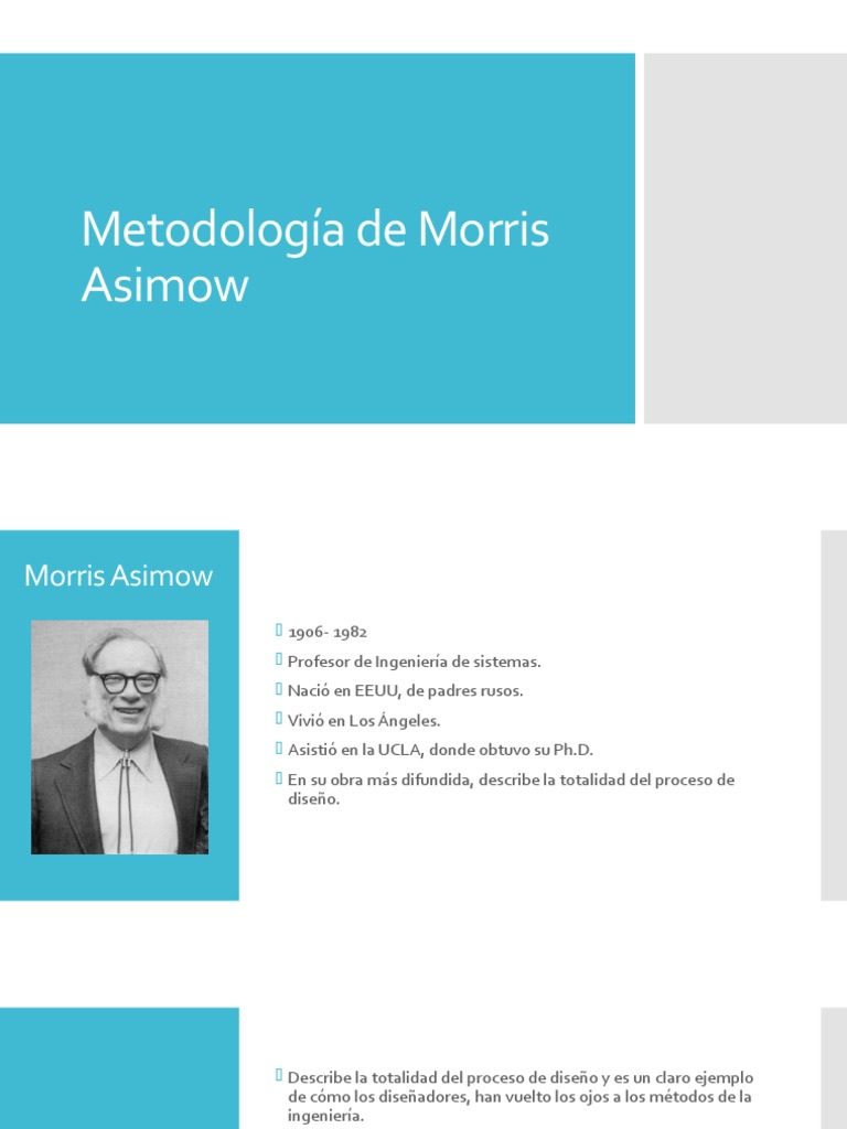Metodología de Morris Asimow | PDF | Producto (Negocio) | Marketing