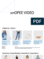 Brief For Shopee Video