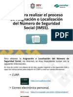 Guía para Localizar o Generar No de IMSS