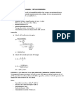 Práctica Dirigida de Maquinaria y Equipo Minero