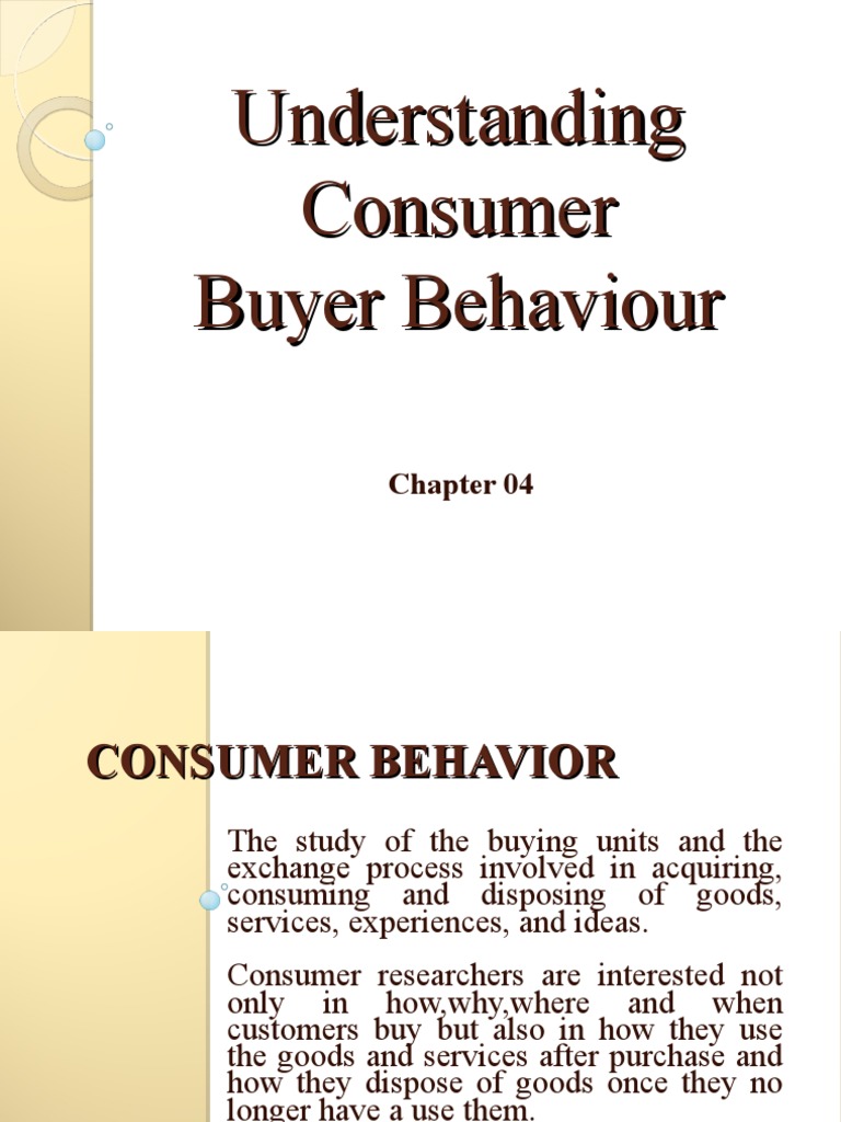 Consumer Behavior Insights | PDF | Consumer Behaviour | Behavior