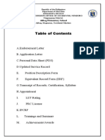 Table of Contents