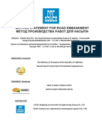 METHOD STАTEMENT FOR ROAD Embankment 