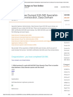 (E20-585 Free Dumps) E20-585 Specialist-Systems Administrator, Data Domain Exam - CertQueen Free Exam Dumps To Test Online