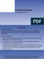 Aircraft System 2 - Ice and Rain Protection