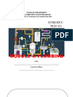Module 4: Plumbing: Introduc Tion To Industria L Arts