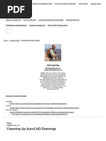 Cleaning Up AutoCAD Drawings