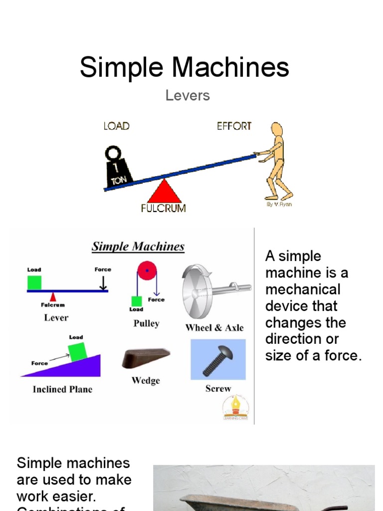 Simple Machines (Levers) | PDF | Lever | Machines, image size:768x1024