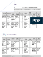 Sample Risk Assessment Project