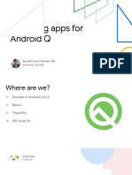 Preparing Apps For Android Q: Extended