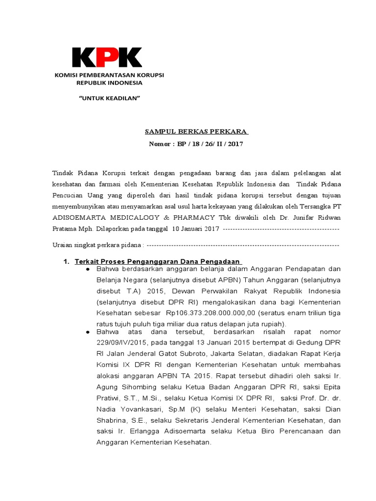 1.3 Sampul Berkas Perkara | PDF