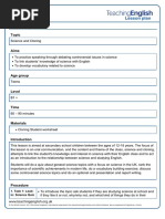 Cloning Lesson Plan