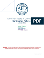 2021 Certification Pathway Sample Items