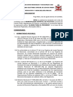 Elecciones 2022: Inscripción lista candidatos municipales Pucayacu