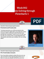 Week 002 Problem Solving Through Flowcharts 1