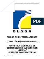 Lic. Pública #09-2022 - Construcción Muro de Cont. Subestación Laguna