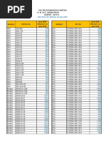 Pix Price List - Effective 1st June, 22