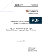 Network Traffic Classification Via Neural Networks
