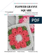 Flower Granny Square: Designed by Lindsey Dale