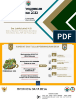 Bahan Kemendes PDTT - Prioritas Penggunaan DD (Workshop Formulasi Pengalokasian Dana Desa Berbasis Kinerja)